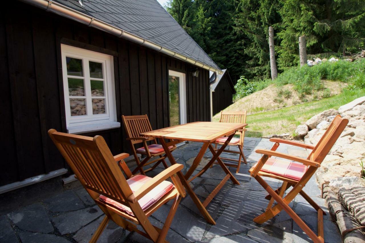 Ferienhaus Anno Dazumal, wie zu Opa`s Zeiten Klingenthal Exterior foto